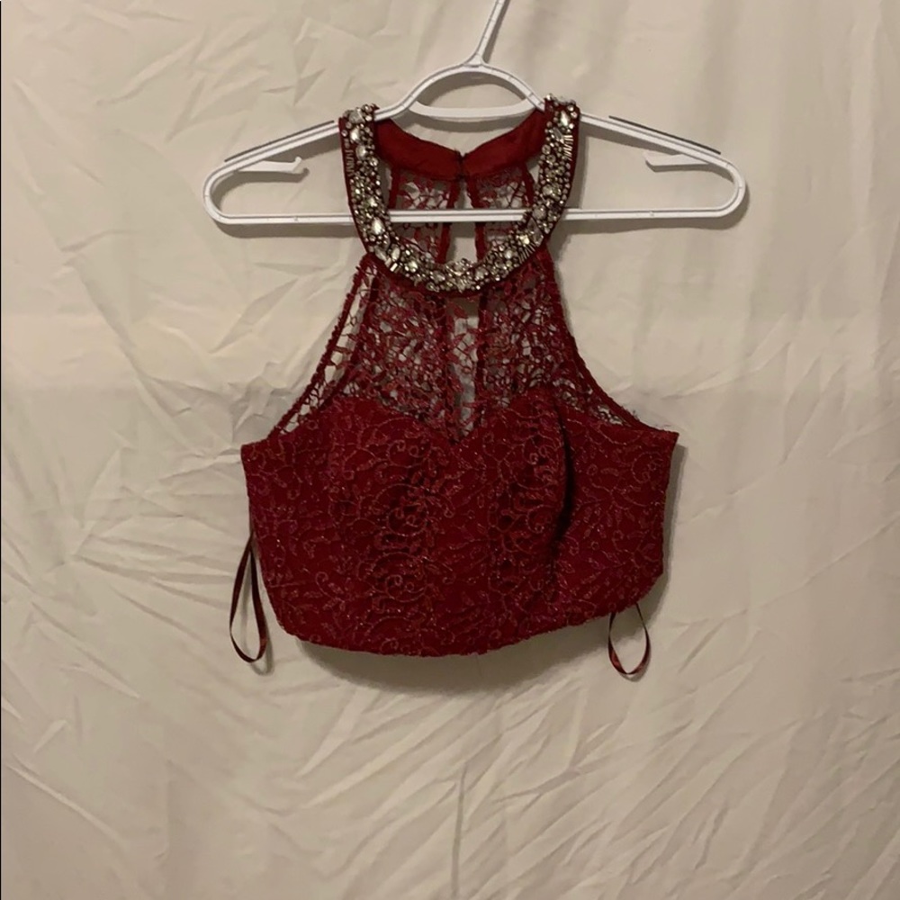 Two piece formal dress